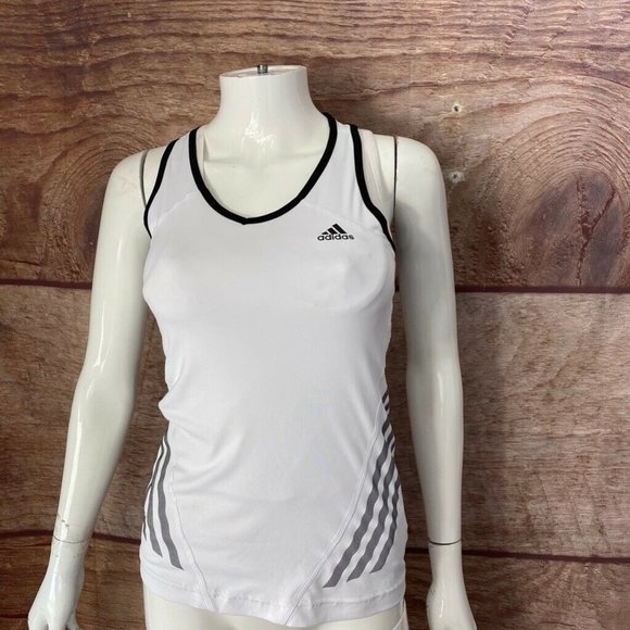 adidas Tops - Adidas Womens Adizero Racerback Tank White XS